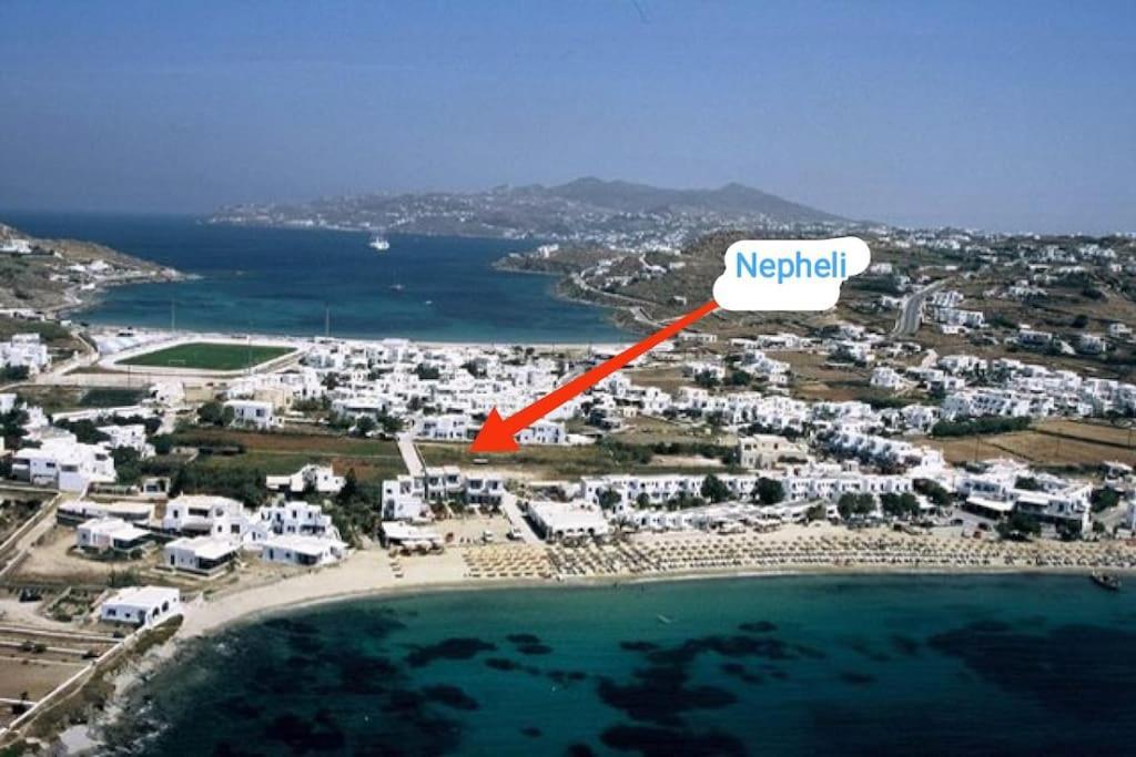 'Nepheli' Mykonean Suite Ornos  Exteriör bild